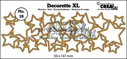 Crealies Dies Decorette 13 - stars