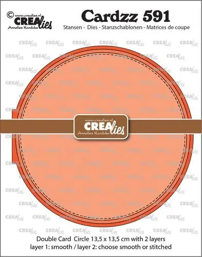 Crealies Dies Cardzz 591 -  Double Card Circle