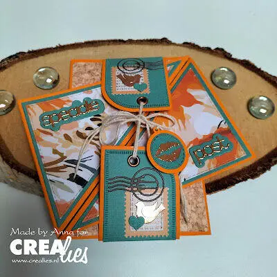 Crealies Dies Cardzz 346 - Twisted Gatefold Card