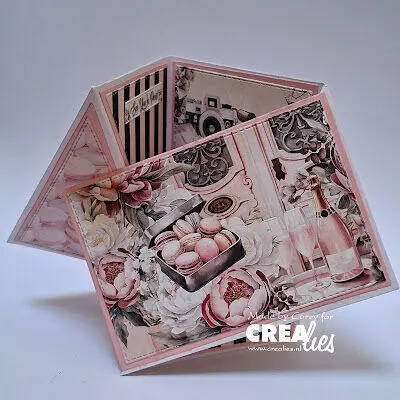 Crealies Dies Cardzz 346 - Twisted Gatefold Card