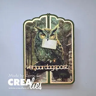 Crealies Dies Cardzz 635 - Gatefold card Panel A