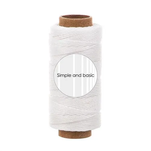 Simple and basic Polyester Thread - Soft white