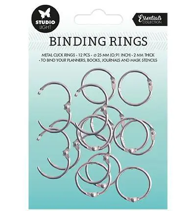 Studio Light Binding Rings - Silver
