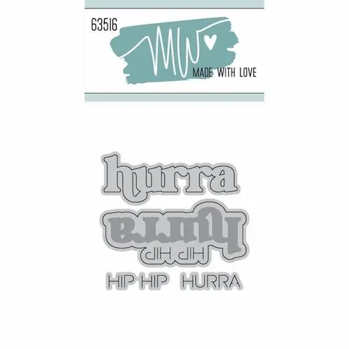 Made with Love dies 63516 - Hurra