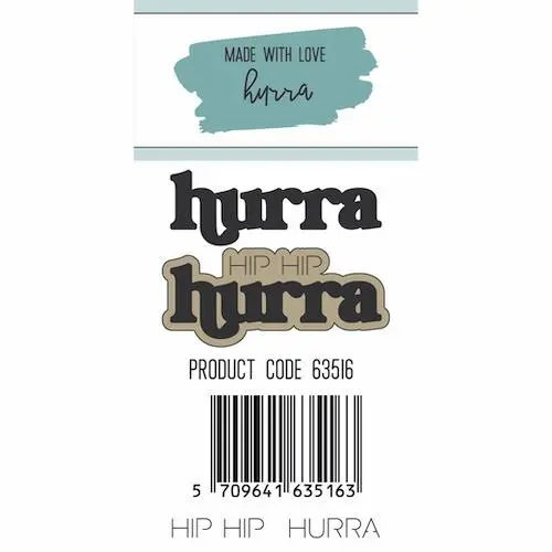 Made with Love dies 63516 - Hurra