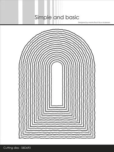 Simple and Basic die SBD693 - Arch - old paper (bestilling)