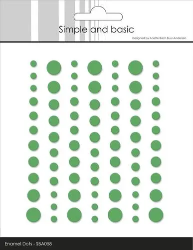 Simple and Basic Enamel Dots SBA058 - Matte Grass