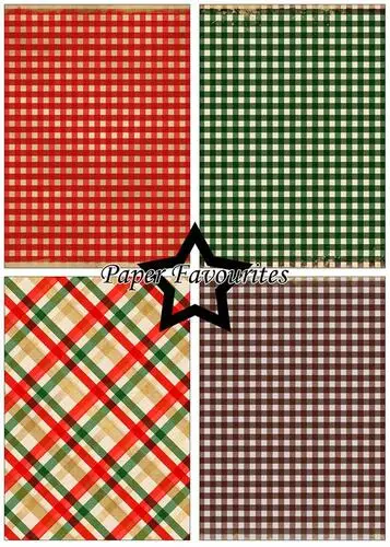 Paper Favourites A5 Paper Pack PFA233 - Christmas Plaid