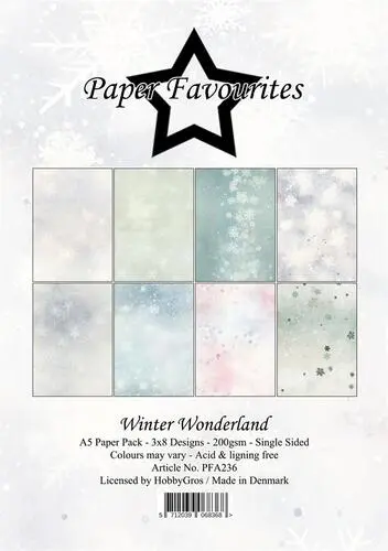 Paper Favourites A5 Paper Pack PFA236 - Winter Wonderland