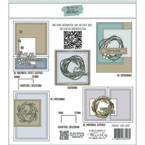 Made with Love dies 63517 - Sketches 17