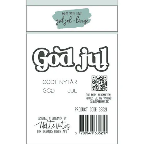Made with Love dies 63521 - God jul - Large
