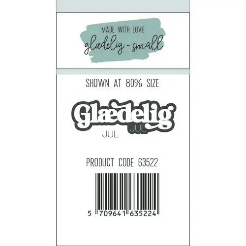 Made with Love dies 63522 - Glædelig - Small