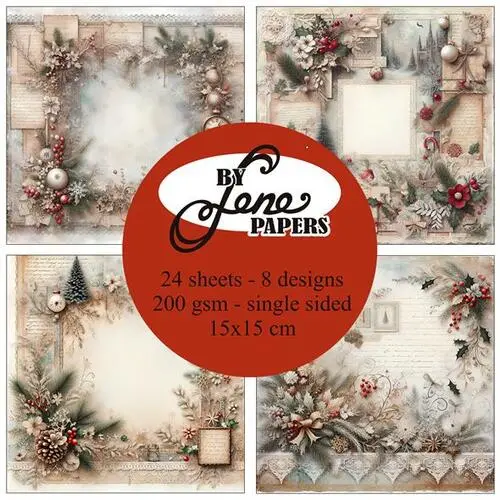 BY Lene Paperpad BLP384 - Christmas Punk 30,5X30,5