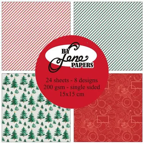 BY Lene Paperpad BLP069 - Christmas Basic 15x15cm
