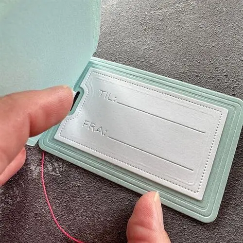 Simple and Basic die SBD706 - Gift tag with elegant edges (bestilling)