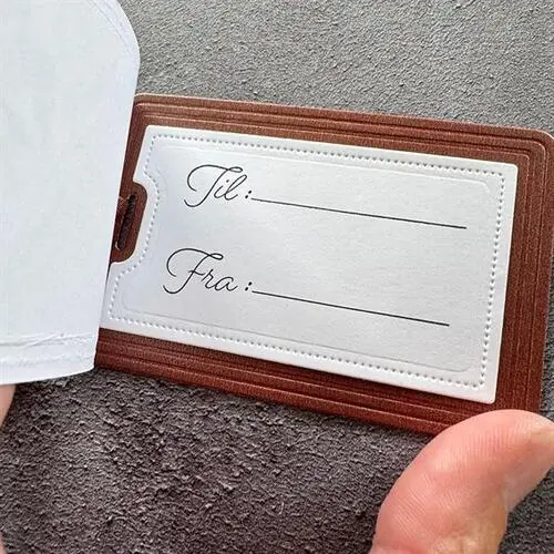 Simple and Basic die SBD706 - Gift tag with elegant edges (bestilling)