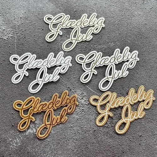 Simple and Basic Clearstamp & die SBC221 - Glædelig Jul (bestilling)