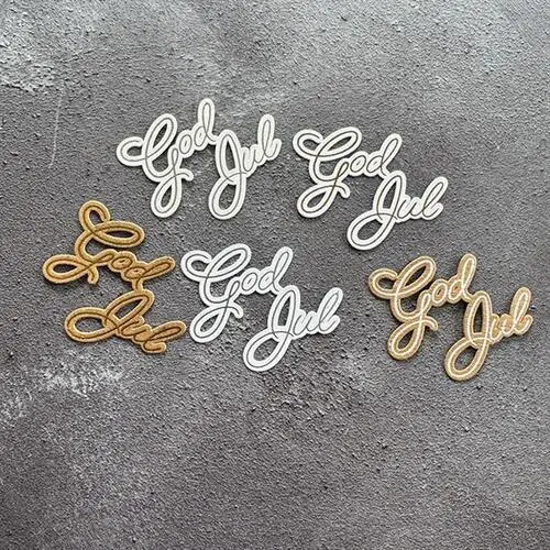 Simple and Basic Clearstamp & die SBC222 - God Jul (bestilling)