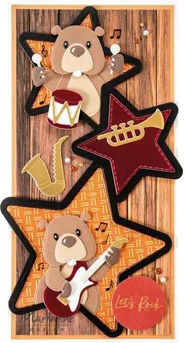 Marianne Design  LR0978 - Lay out - stars