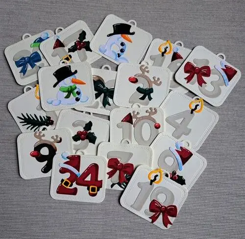 By Lene dies BLD1884 - Christmas Numbers