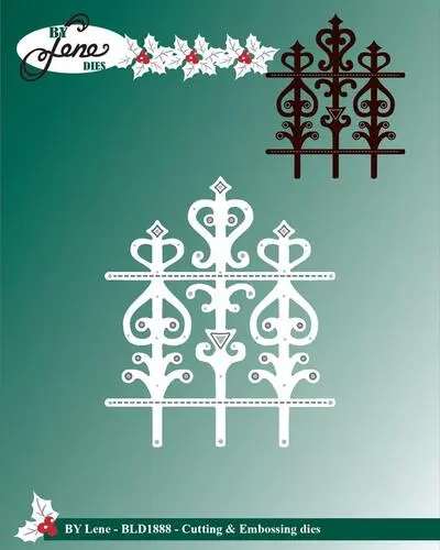 By Lene dies BLD1888 - Ornamental Gate