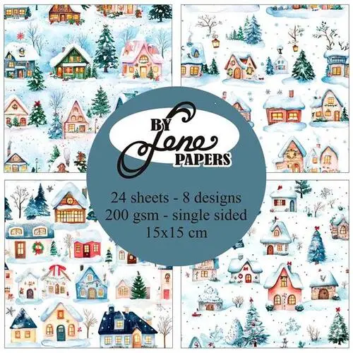 BY Lene Paperpad BLP086 - Happy Landscapes 15x15cm