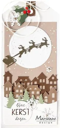 Marianne Design  LR0934 - Santa & sleigh