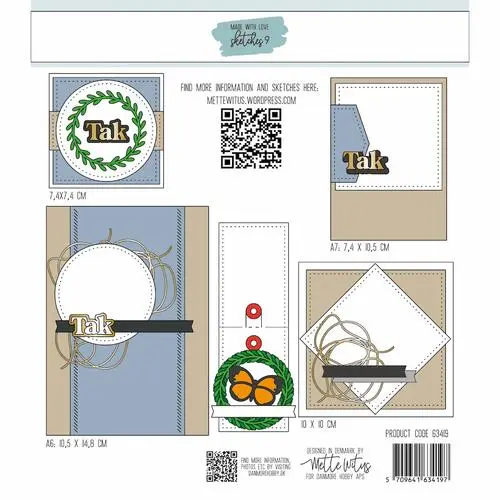 Made with Love dies  63419 - Sketches 9
