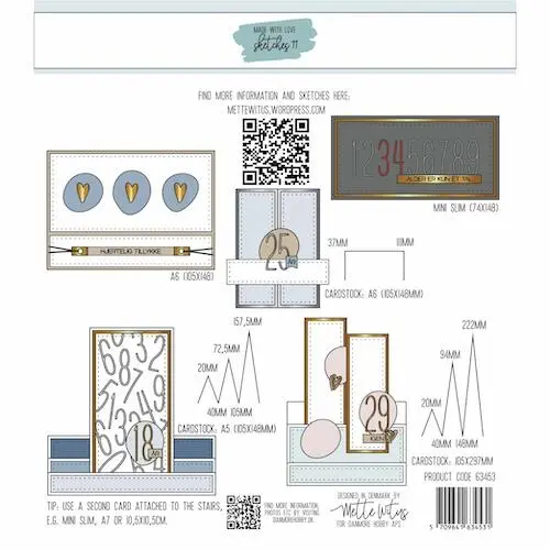 Made with Love dies 63453 - Sketches 11