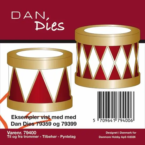 Dan Dies 79400 - Til og fra trommer - Tilbehør - Pyntelag
