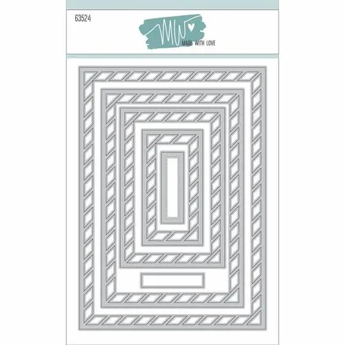 Made with Love dies 63524  - Candy stripes