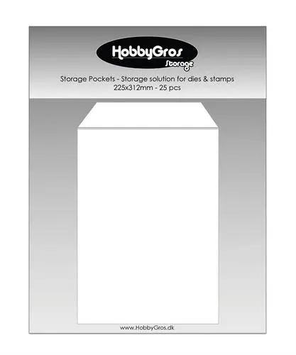 HobbyGros Storage - Storage Pockets - Storage solution for dies & stamps 225x312mm