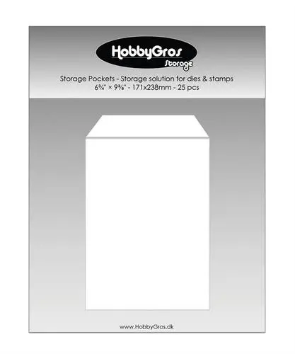 HobbyGros Storage - Storage Pockets - Storage solution for dies & stamps 171x238mm