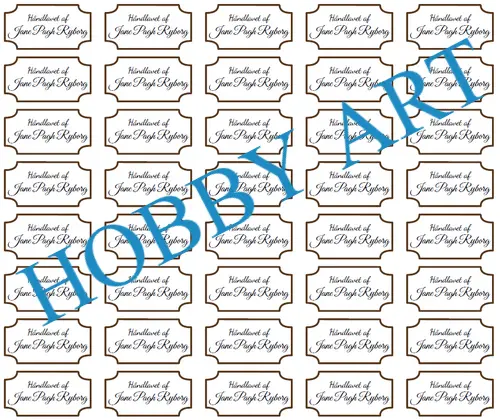 Personlige navne labels