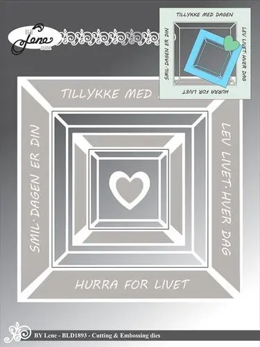By Lene dies BLD1893 - Square Frame