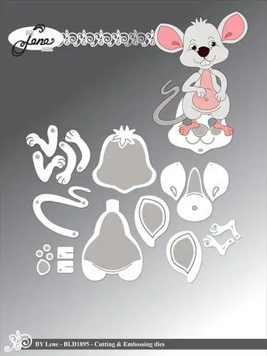 By Lene dies BLD1895 - Mouse - XL