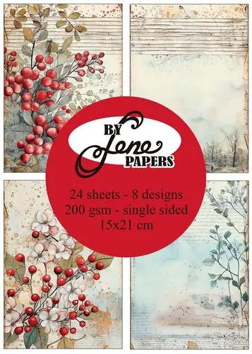 BY Lene Paperpad BLP278 - Vintage Winter A5