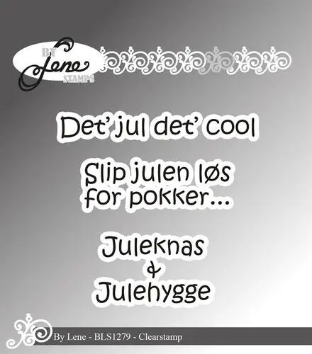 By Lene stempel BLS1279 - Danske tekster