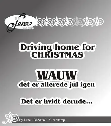 By Lene stempel BLS1280 - Danske tekster