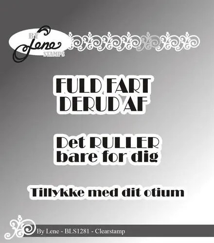 By Lene stempel BLS1281 - Danske tekster