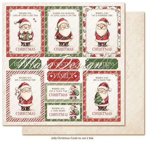 Forudbestilling: Maja Design - Jolly Christmas - 6x6" Collection Pack