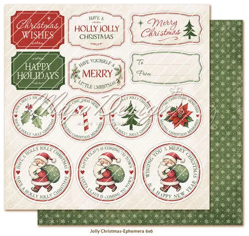 Forudbestilling: Maja Design - Jolly Christmas - 6x6" Collection Pack