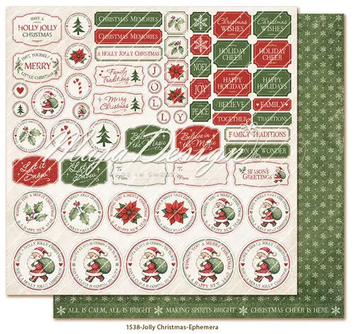 forudbestilling: Maja Design - Jolly Christmas - 12x12" Collection Pack