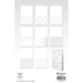 Studio Light Paper Pad A5 - Foiled Cards Silver Patterns