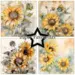 Paper Favourites 15x15 PF535 Vintage Sunflower