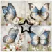 Paper Favourites 15x15 PF561 Grunge Butterflies