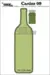 Crealies Dies Cardzz 09  - Bottle Of Wine