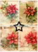 Paper Favourites A6 Paper Pack - Vintage Poinsettia