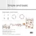 Simple and Basic Design Paper SBP773 - Autumn Leaves 30,5x30,5cm (bestilling)