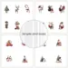 Simple and Basic Design Paper SBP575 - Cute Christmas 15x15cm (bestilling)